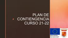 Plan de Contingencia Curso 21-22
